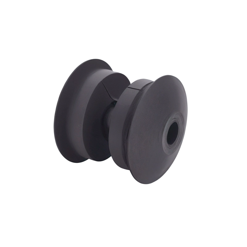 Ford dumbbell-shaped double flange leaf spring bushing